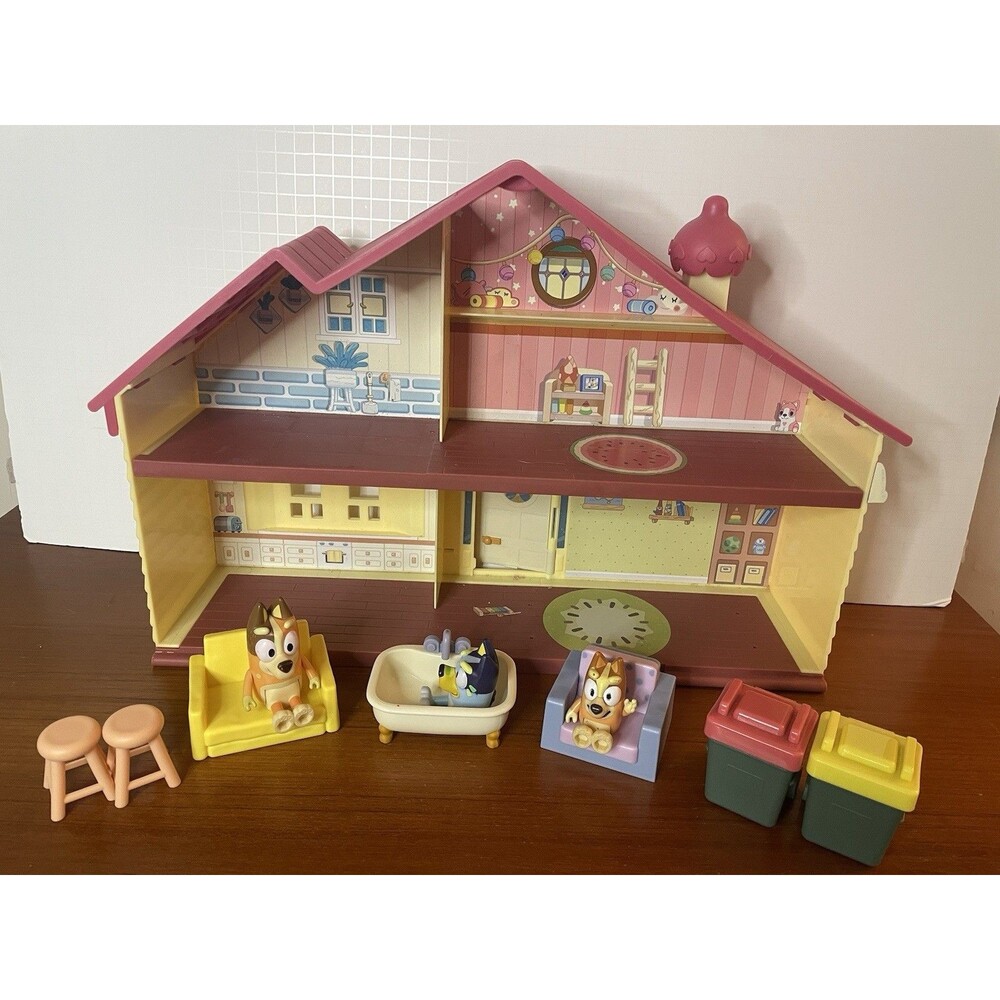 Bluey Family House Celebration Playset Dollhouse,  Furniture, Action Figures